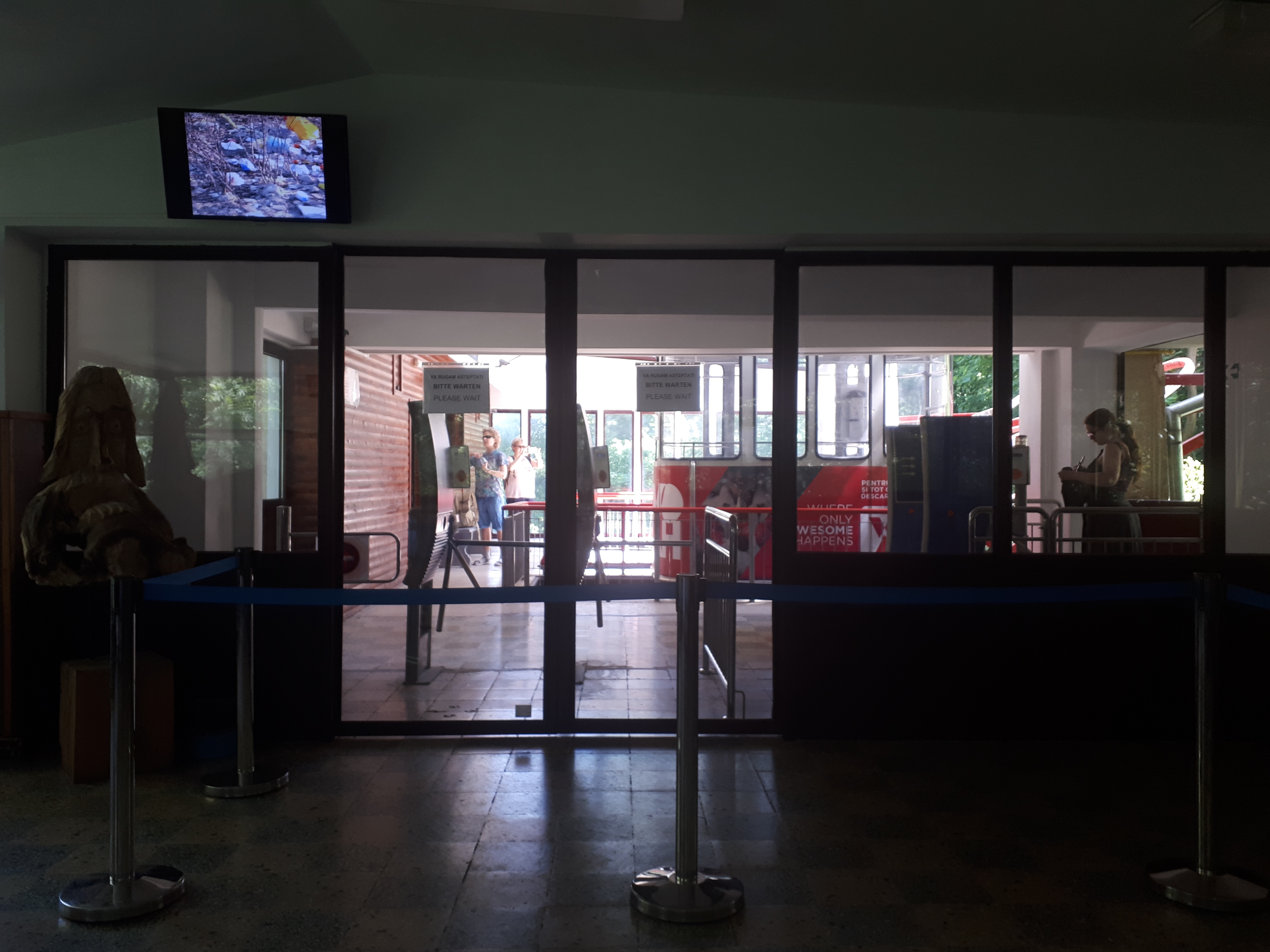 루마니아 브라쇼브 케이블카 탑승구