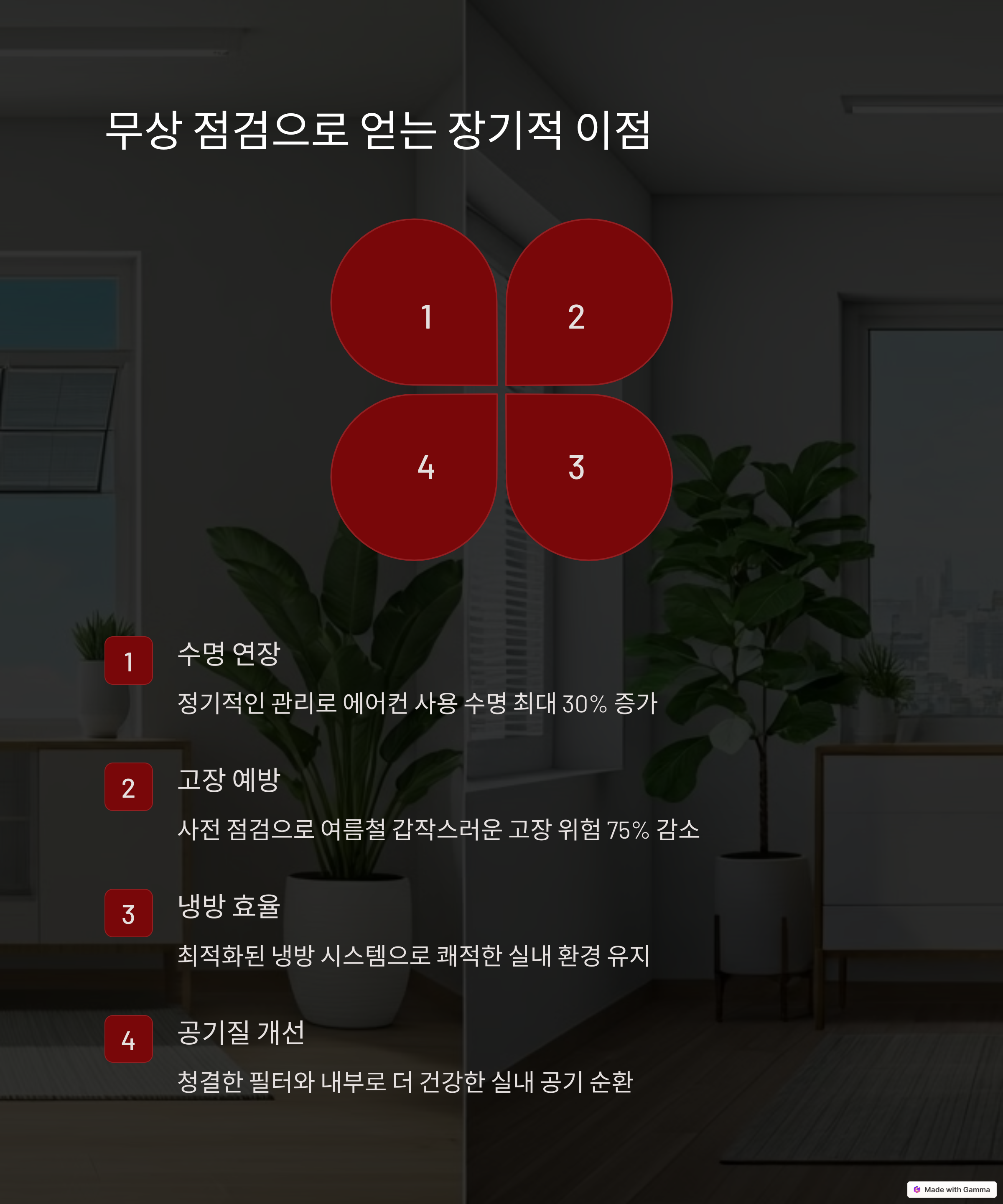에어컨 무상 점검 이점