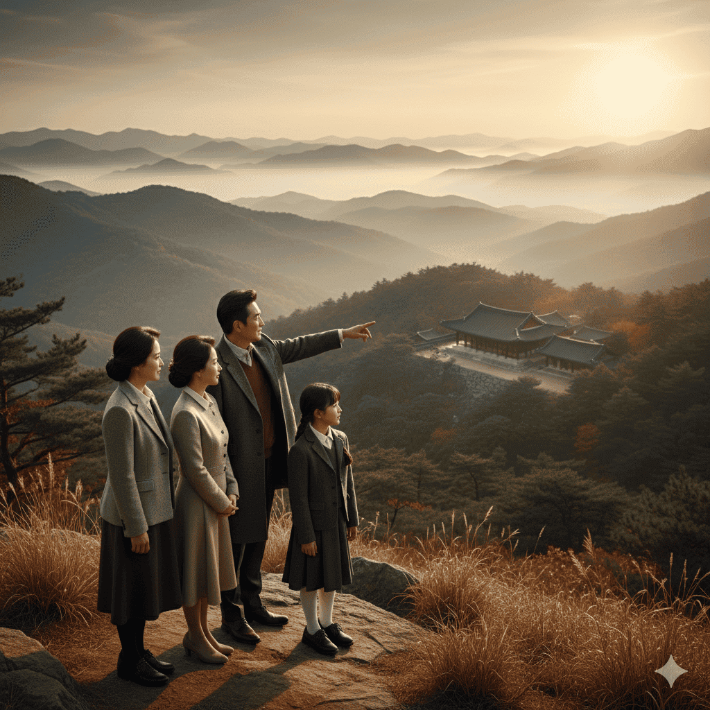 황금빛 햇살이 내리쬐는 비옥한 농지와 광활한 숲