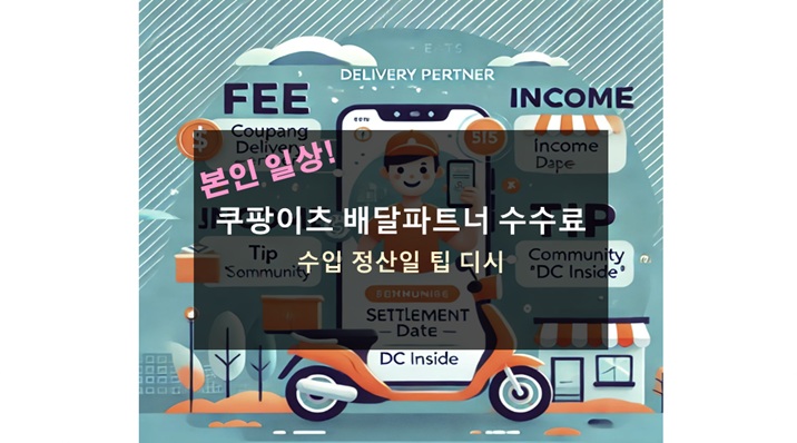 쿠팡이츠 배달파트너 수수료