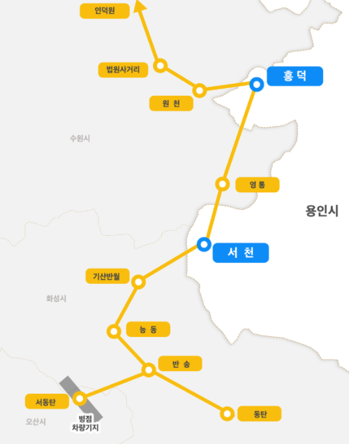인동선노선도