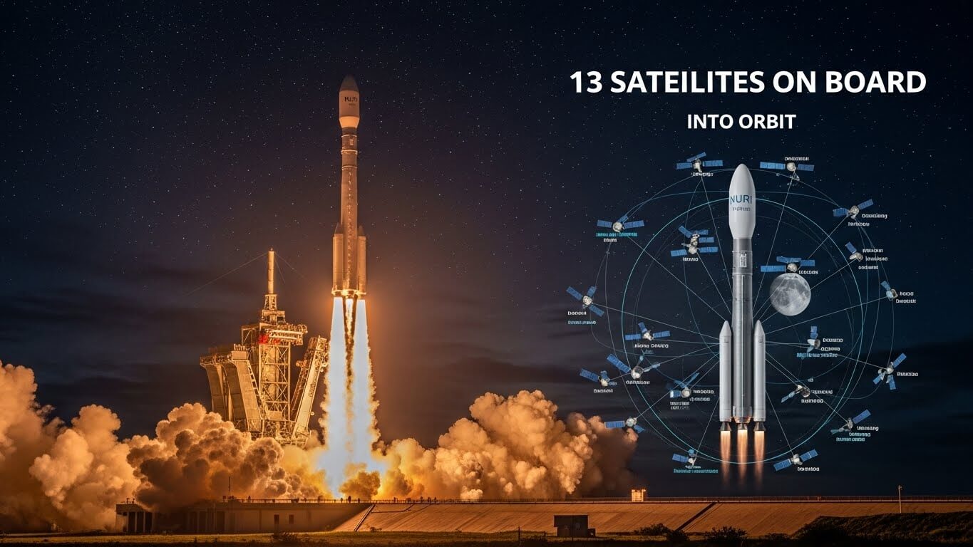 밤하늘을 가른 첫 야간 발사, 역대 최다 위성 탑재