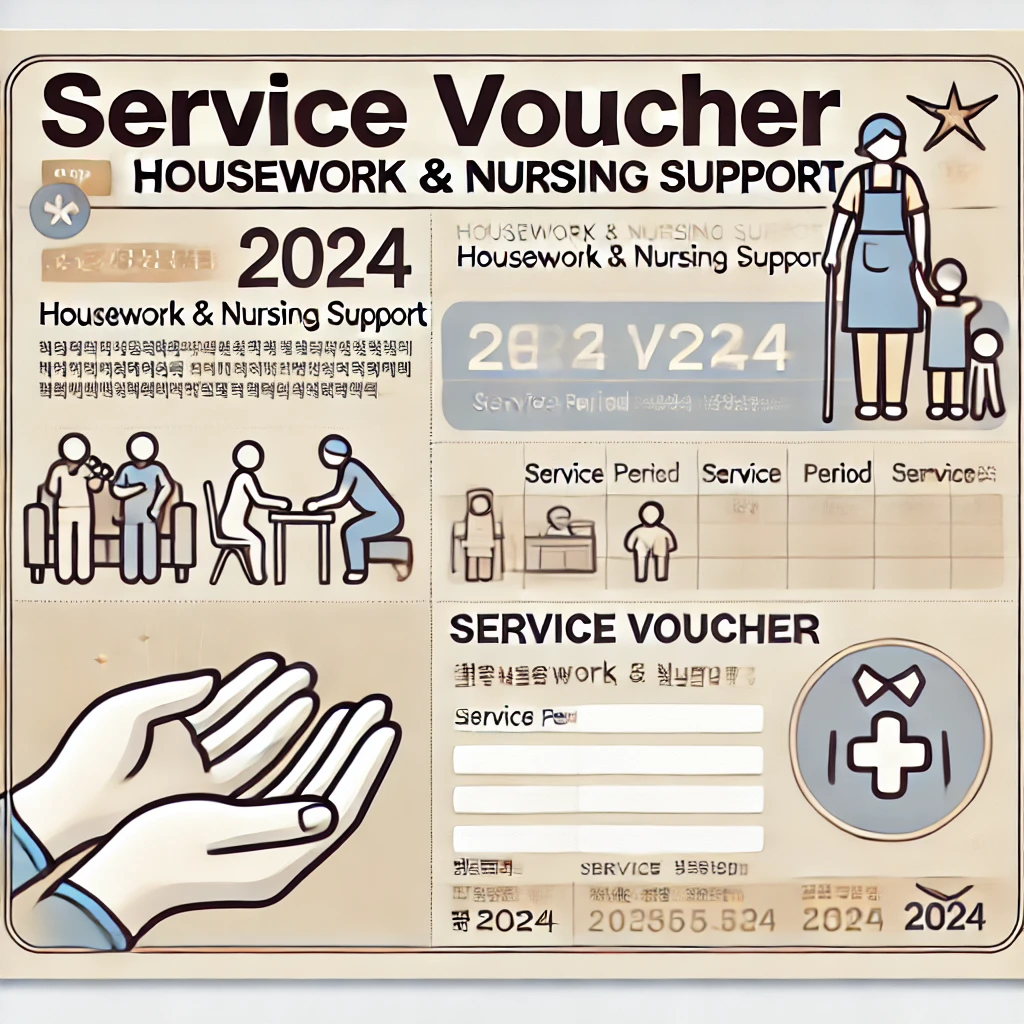 가사·간병 방문 지원사업 바우처 이용권, 저소득층 가정의 간병 서비스 바우처