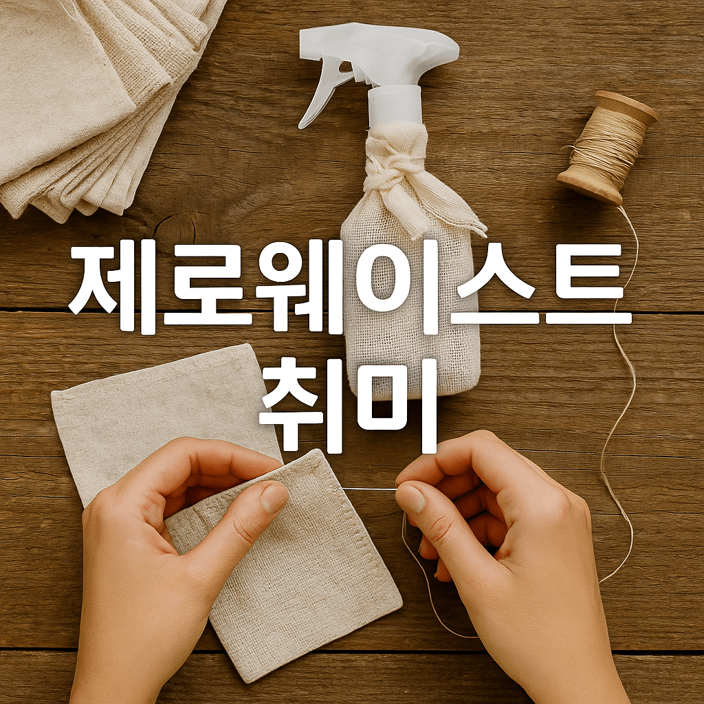 제로웨이스트 취미 생활