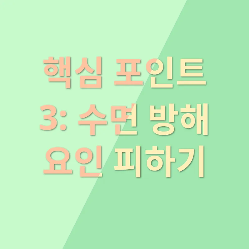 건강한 수면 습관_3