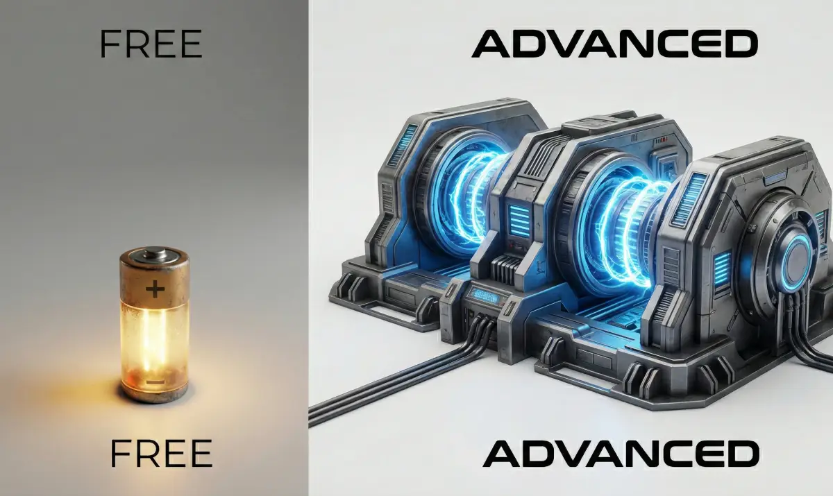 제미나이 무료 버전과 유료 버전의 한도 차이 비교