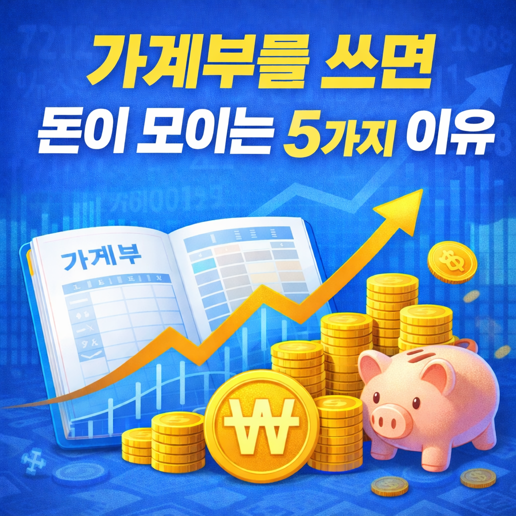 가계부를 쓰면 돈이 모이는 5가지 이유