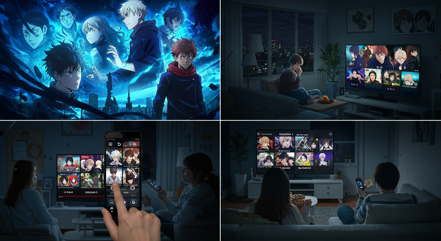 주술회전 정주행 순서 완벽정리|시즌1부터 극장판0까지, OTT별 시청 팁까지!