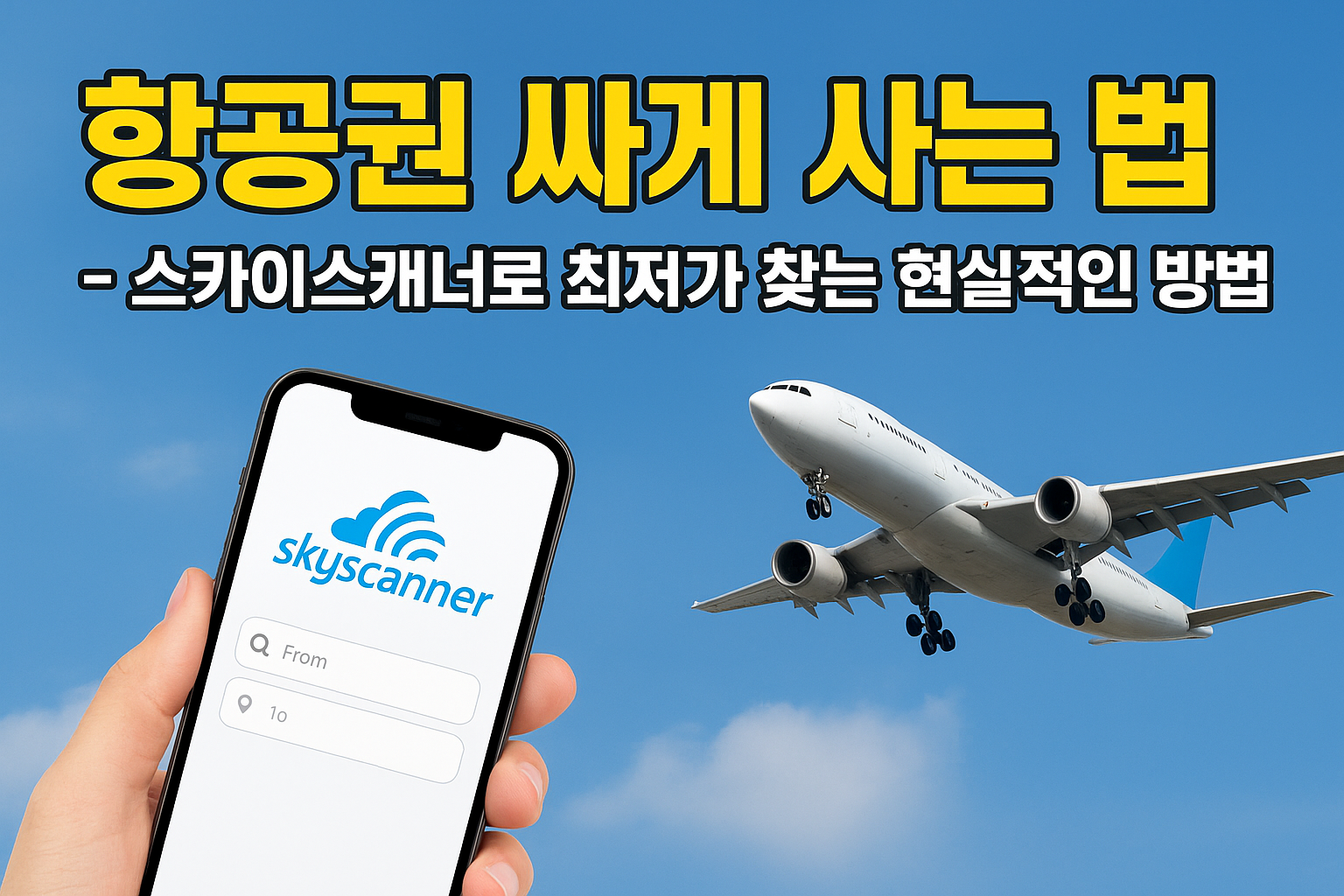 항공권 싸게 사는 법 – 스카이스캐너로 최저가 찾는 현실적인 방법