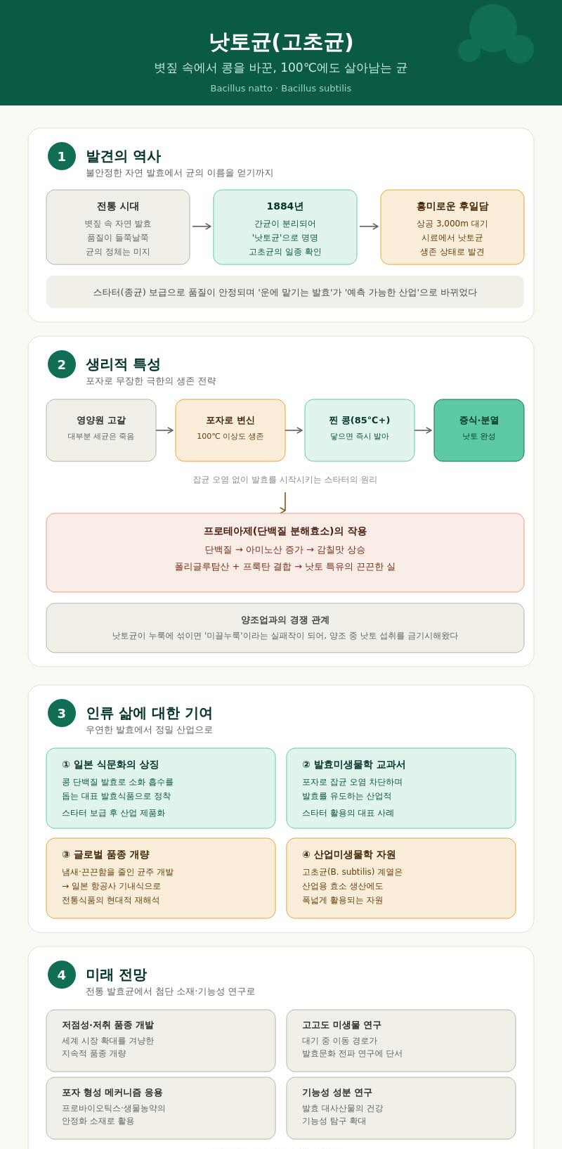 낫토균 특성