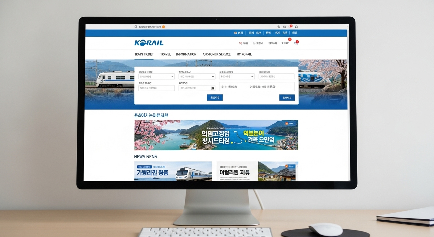 코레일 다국어 홈페이지 확대
