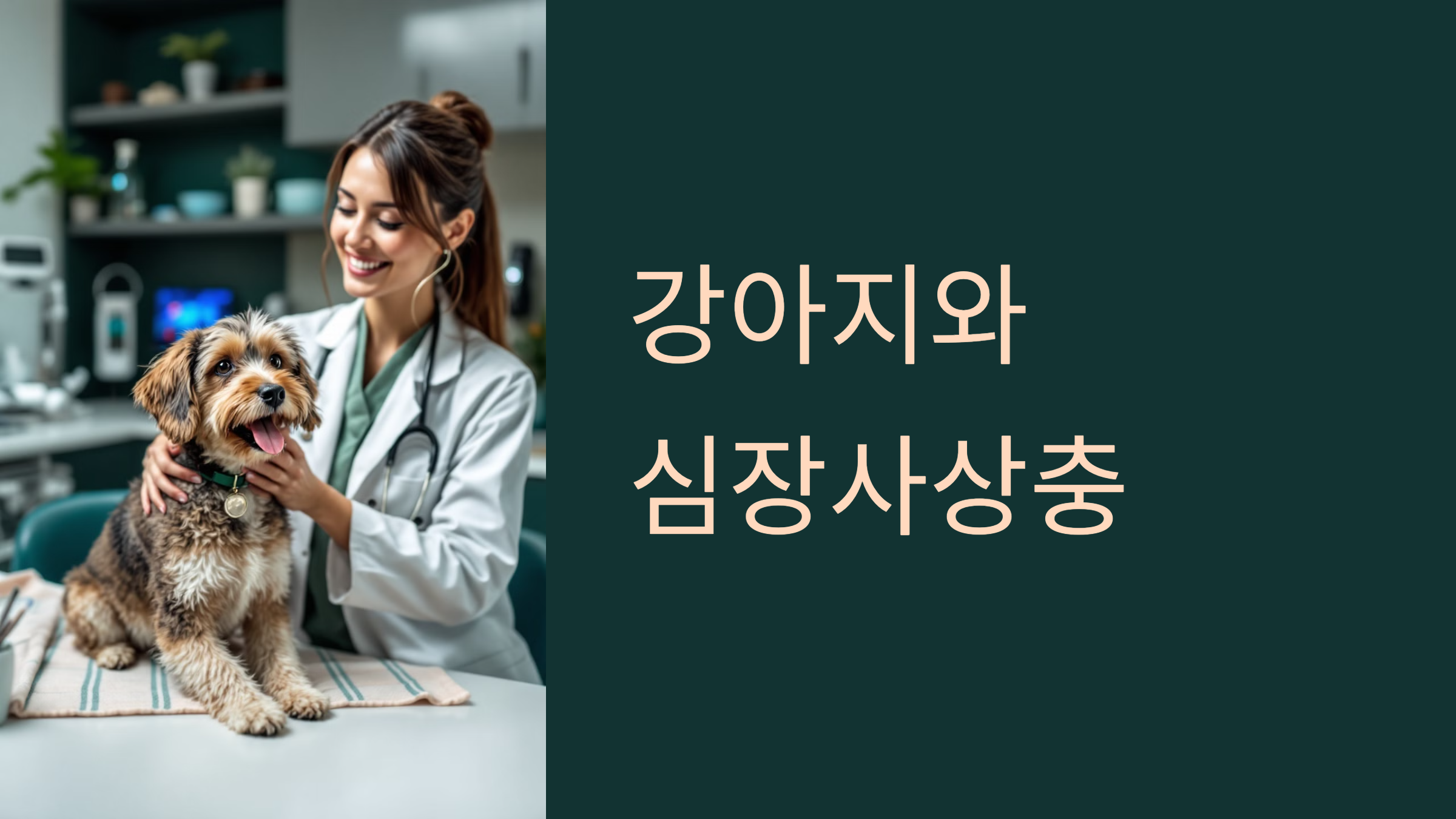 강아지 심장사상충 예방및 치료