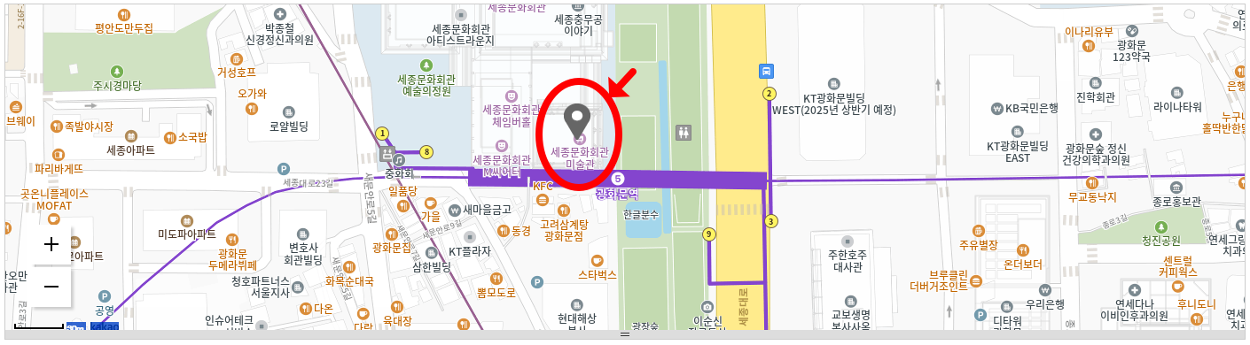 위치안내 지도