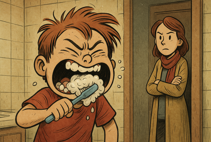 [영어 회화 스크립트] Mom &amp; Teen 양치하기 상황극 영어 대화