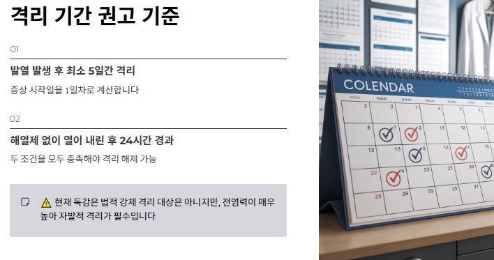 격리 기간