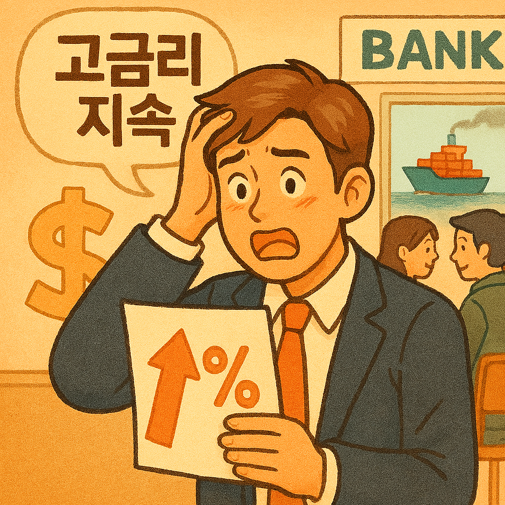 고금리지속과 수출둔화