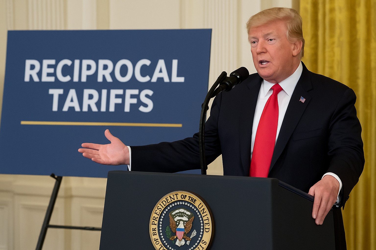 트럼프 관세 관련 사진