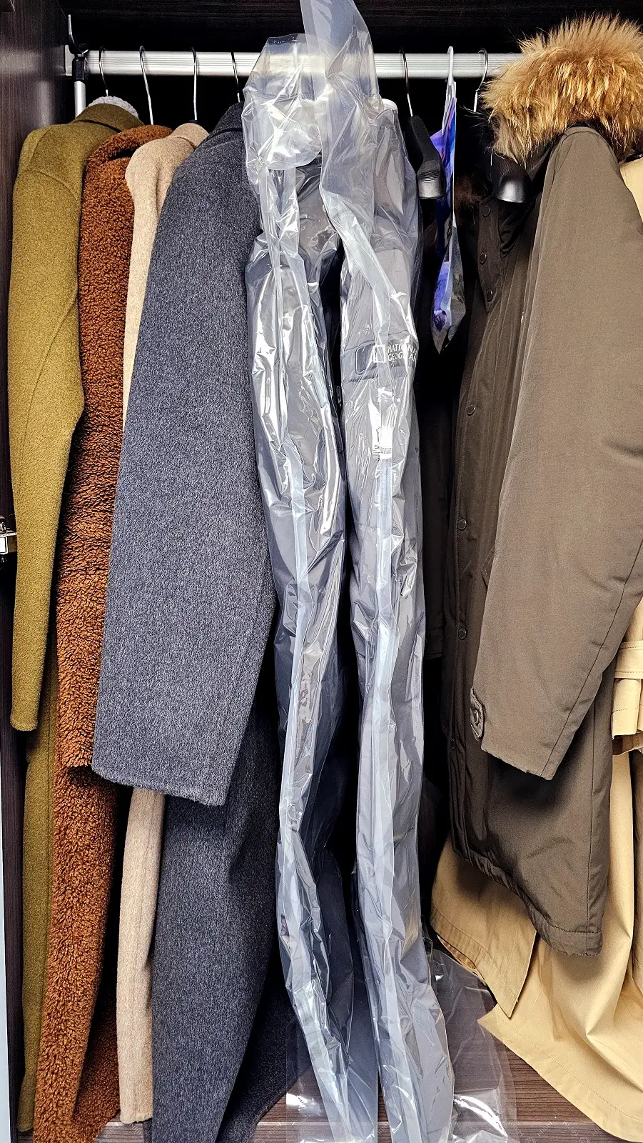 코멧 옷걸이형 압축팩 압축후