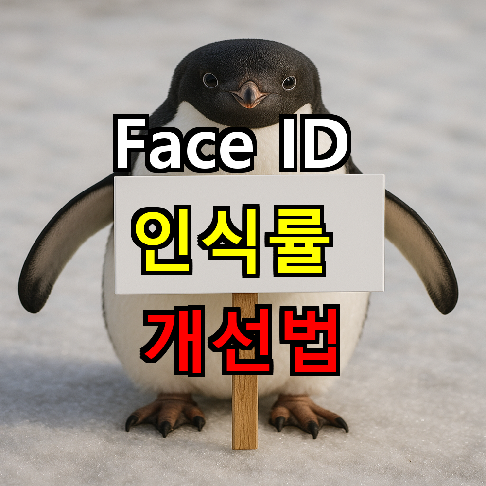Face ID 인식률 개선법