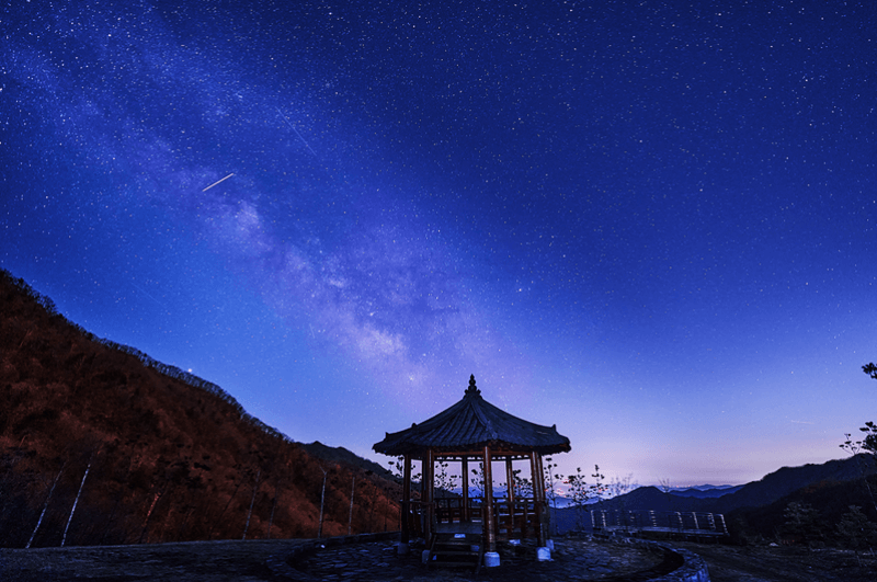 가평 화악터널 쌈지공원 은하수