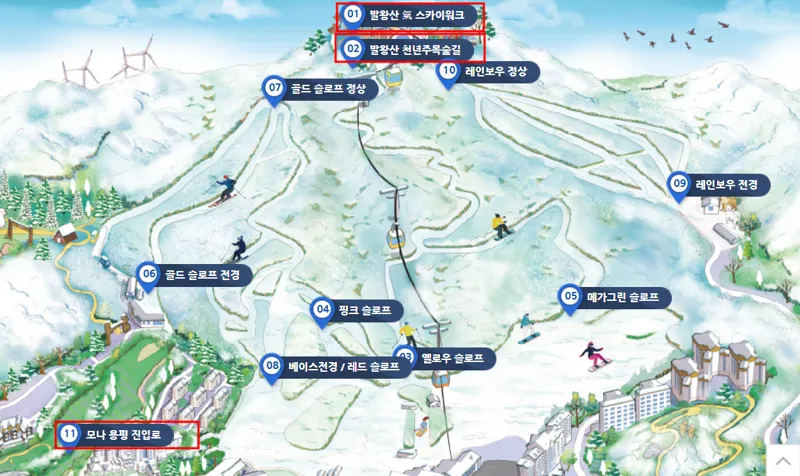 발왕산 실시간 CCTV 웹캠: 날씨 및 교통 정보 확인