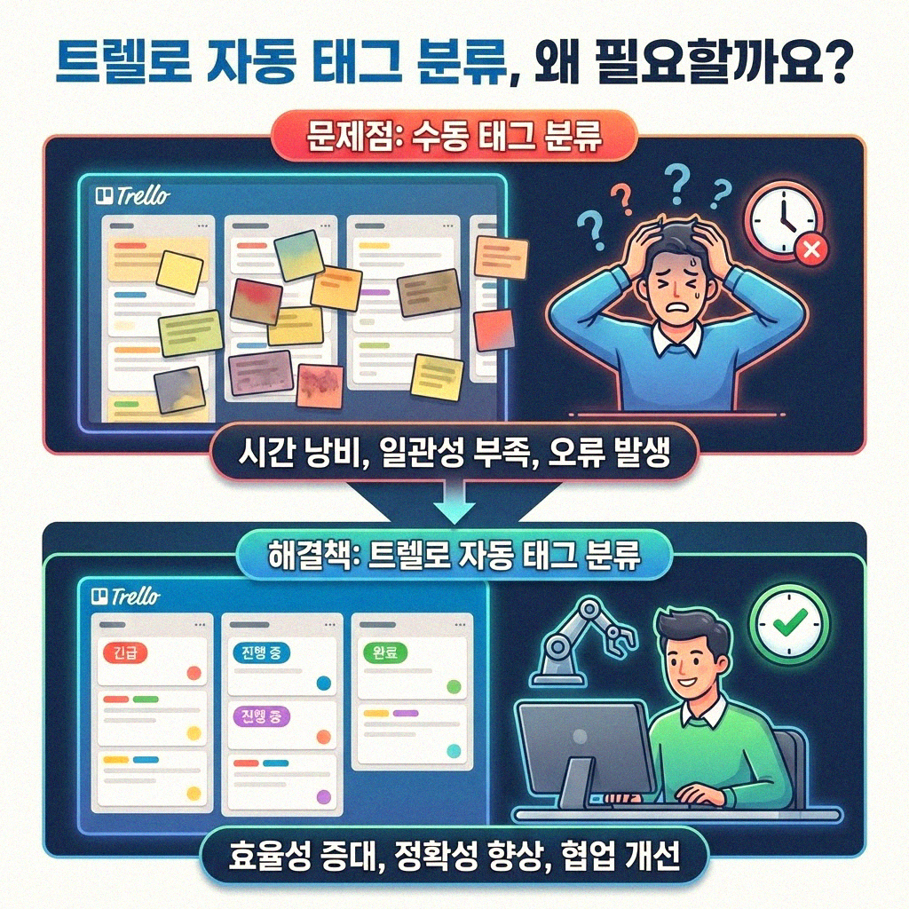 트렐로 자동 태그 분류 똑똑하게 하는 비결