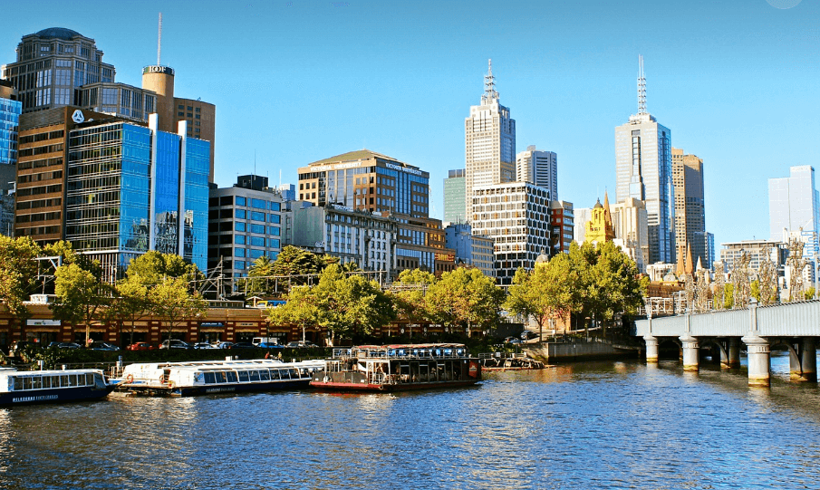 호주 멜버른의 자연 경관 모습