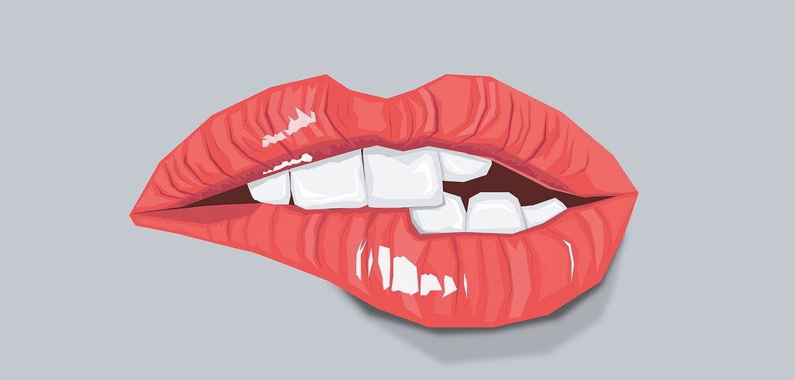 여성 입술 사진 - 1