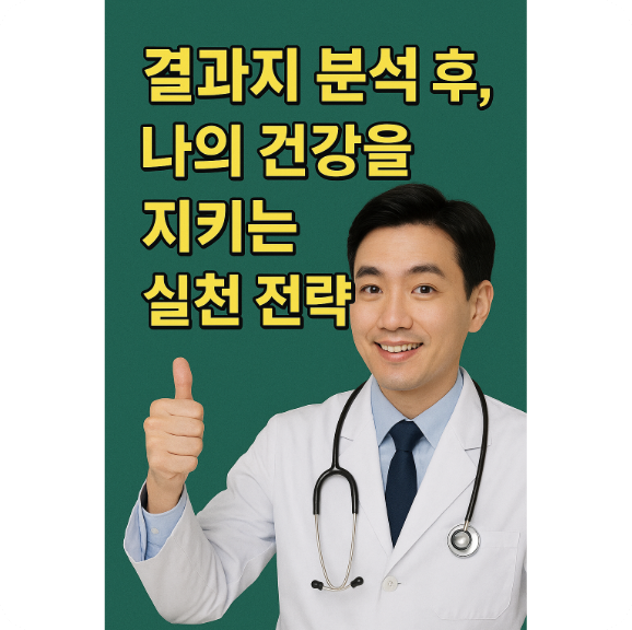 3. 결과지 분석 후, 나의 건강을 지키는 실천 전략!