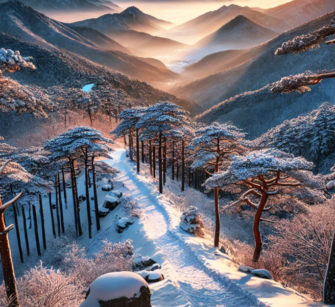 봉화산의 자연경관 사진