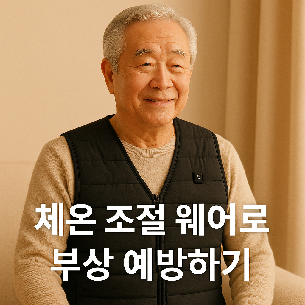 노인 요양에 필수! 체온 조절 웨어로 부상 예방하기