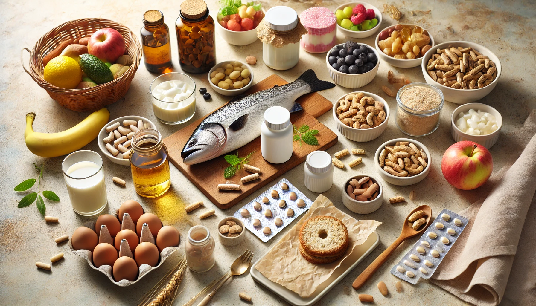 보충제와 음식궁합