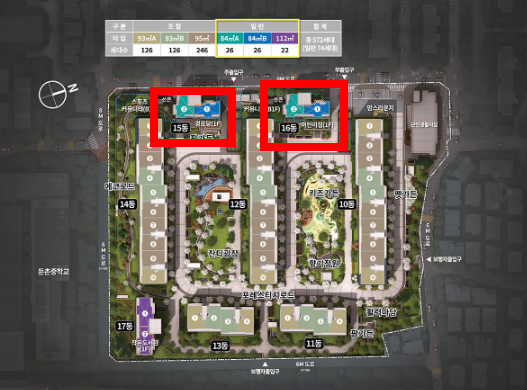 단지배치도