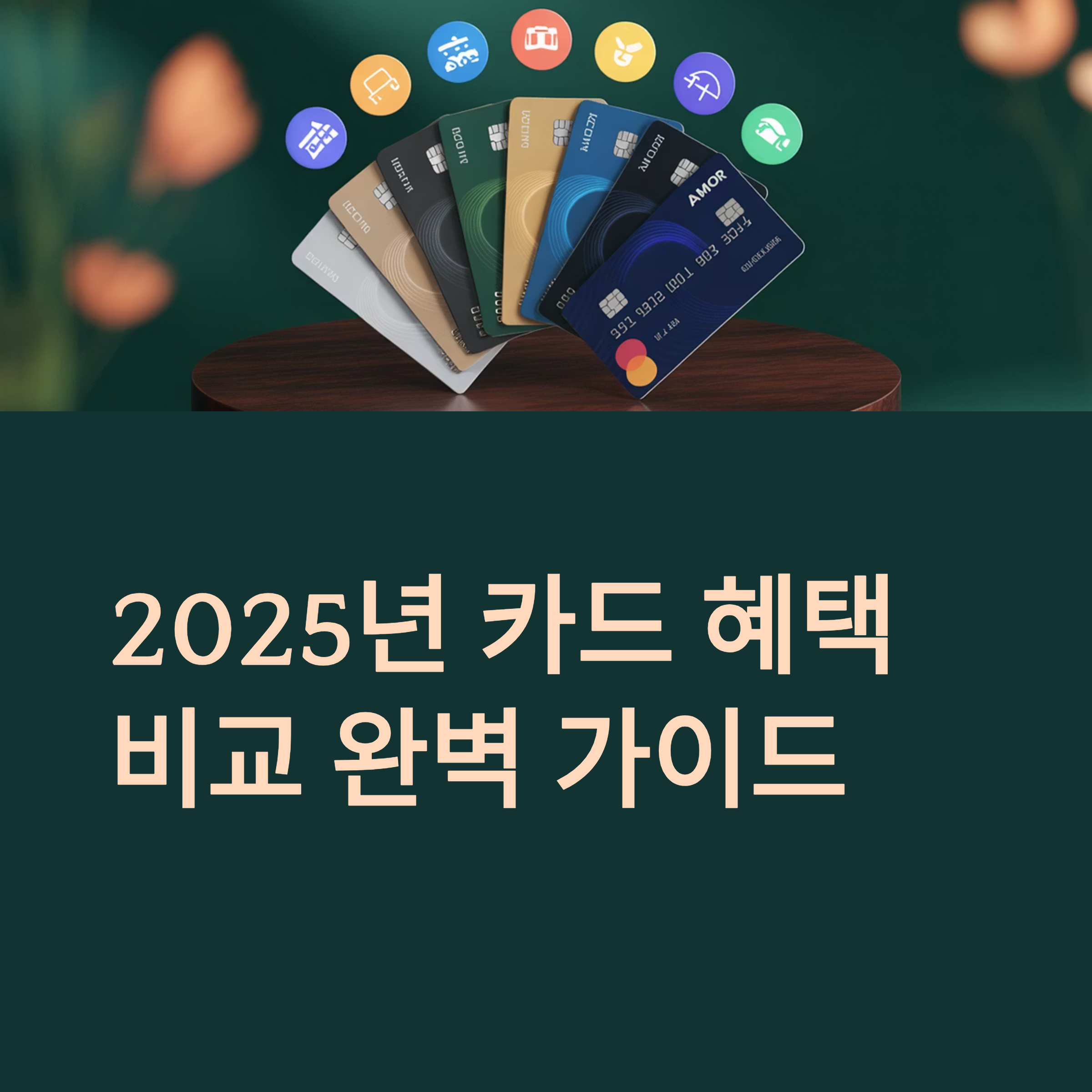 2025년 카드 혜택 비교 완벽 가이드