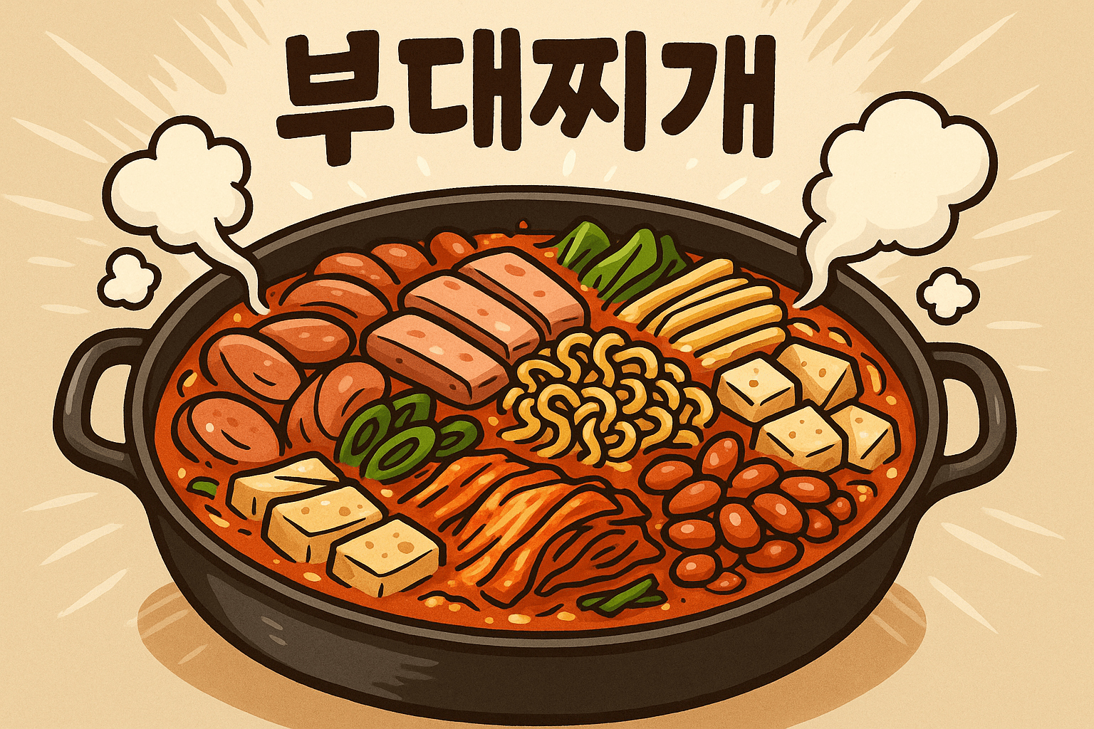 부대찌개, 군대식 퓨전으로 탄생한 든든한 한국식 찌개