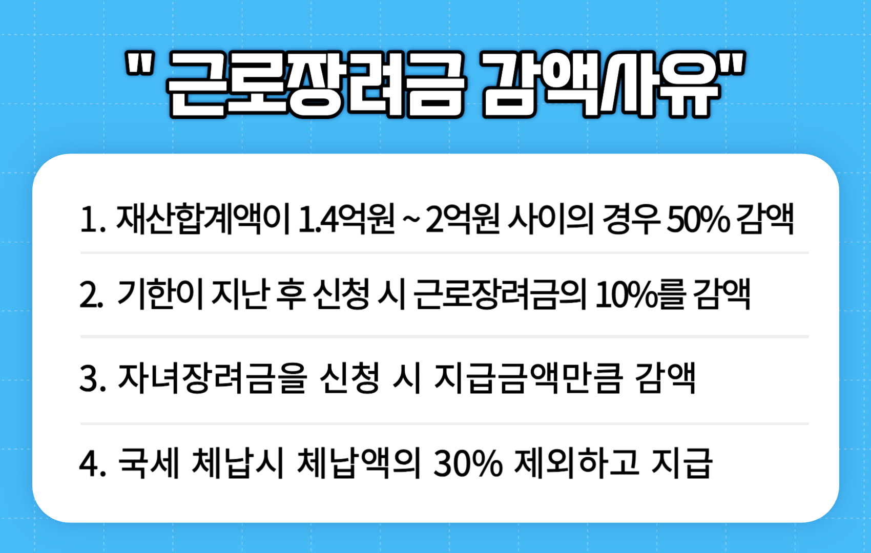 근로장려금 이의신청 방법