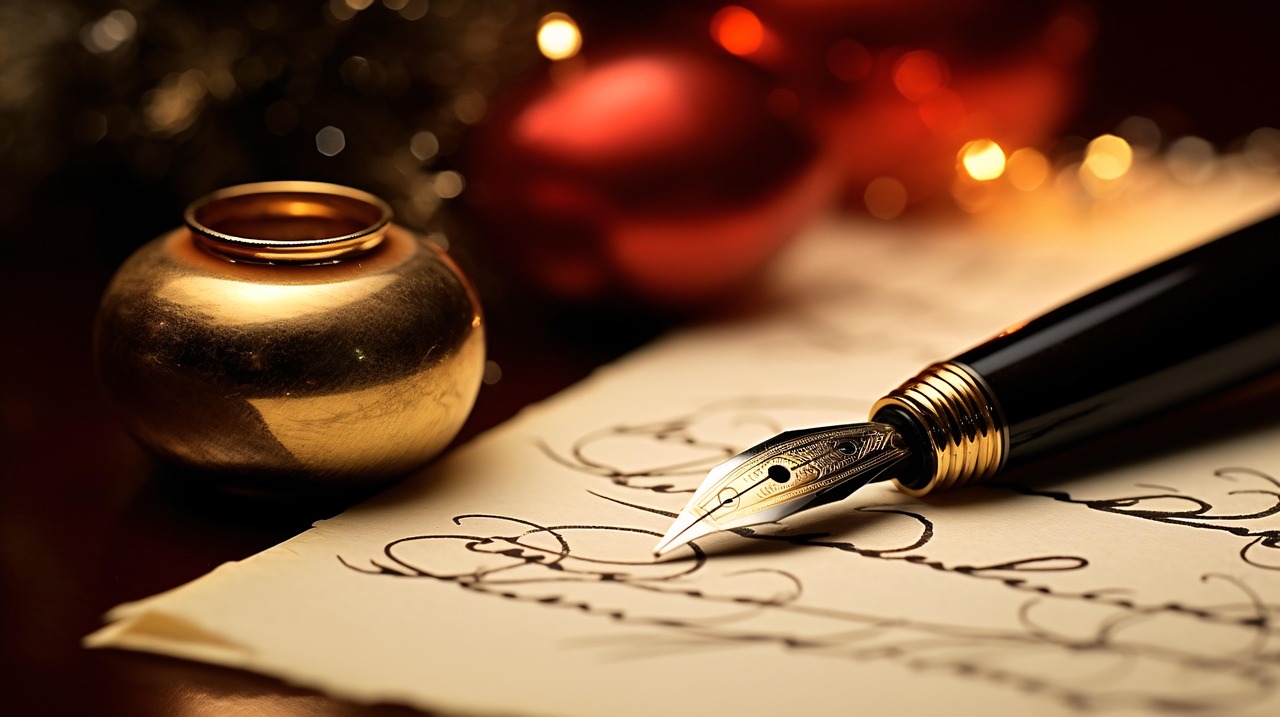 유럽산 만년필의 디자인 관련 사진