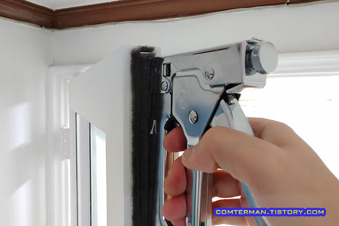 모헤어 고정 타카