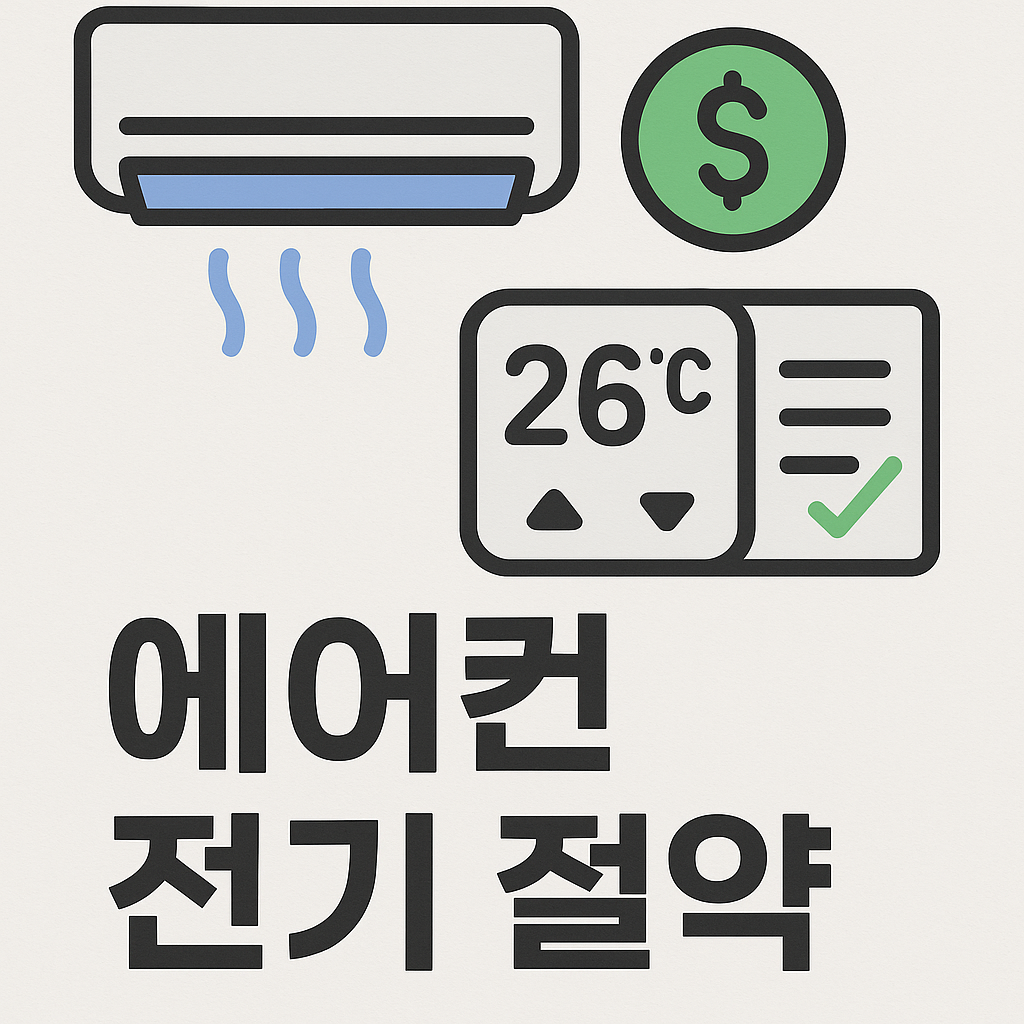 벽걸이 에어컨 전기세 절약 실전 사용법