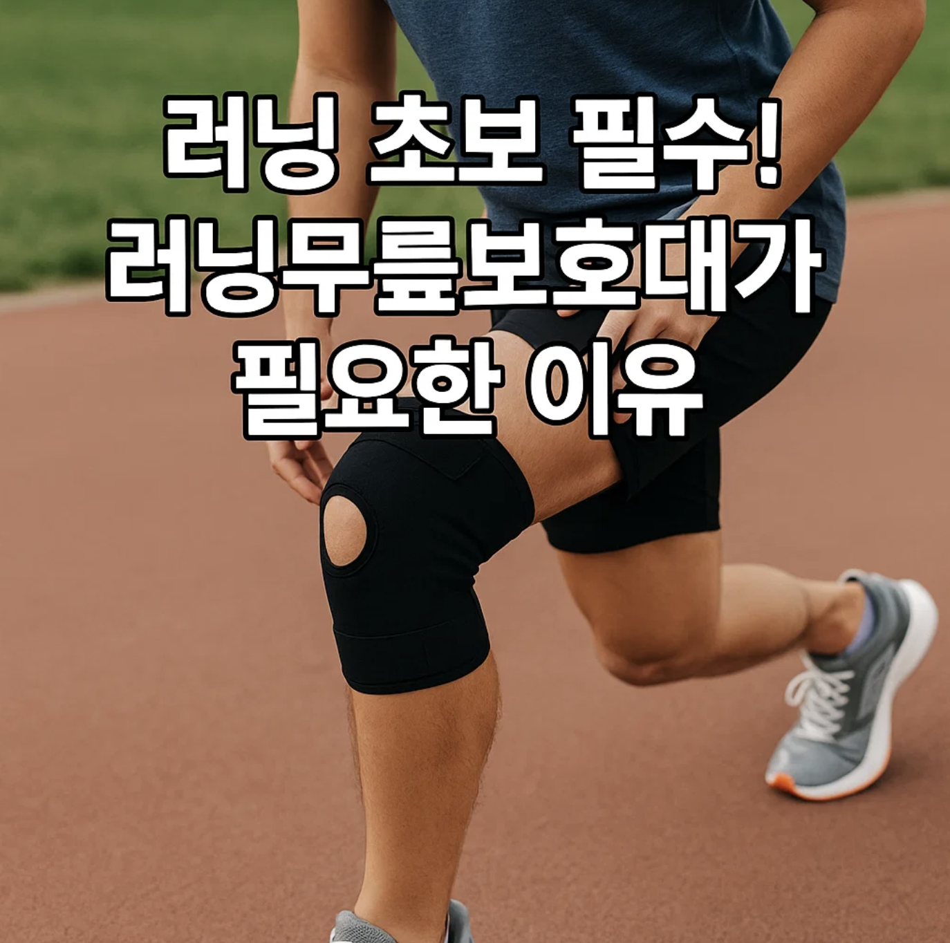 러닝 초보 필수! 러닝무릎보호대가 필요한 이유