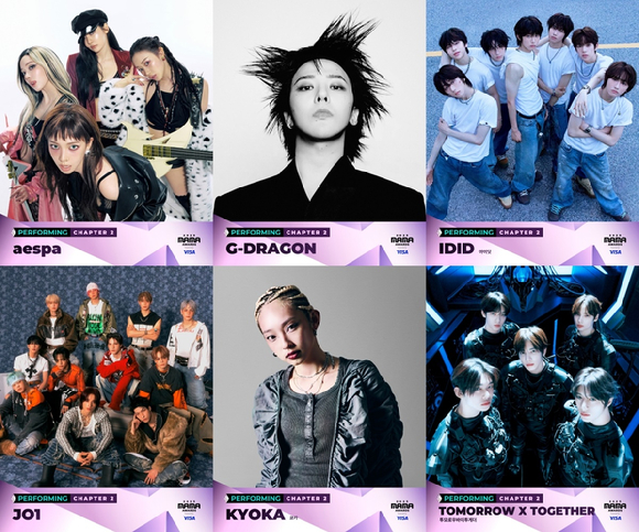 2025 MAMA AWARDS 2차 퍼포밍 아티스트 이미지 갈무리 [사진=CJ ENM]