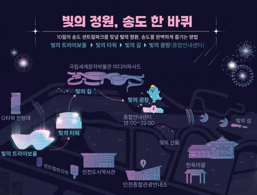 빛의 정원, 송도