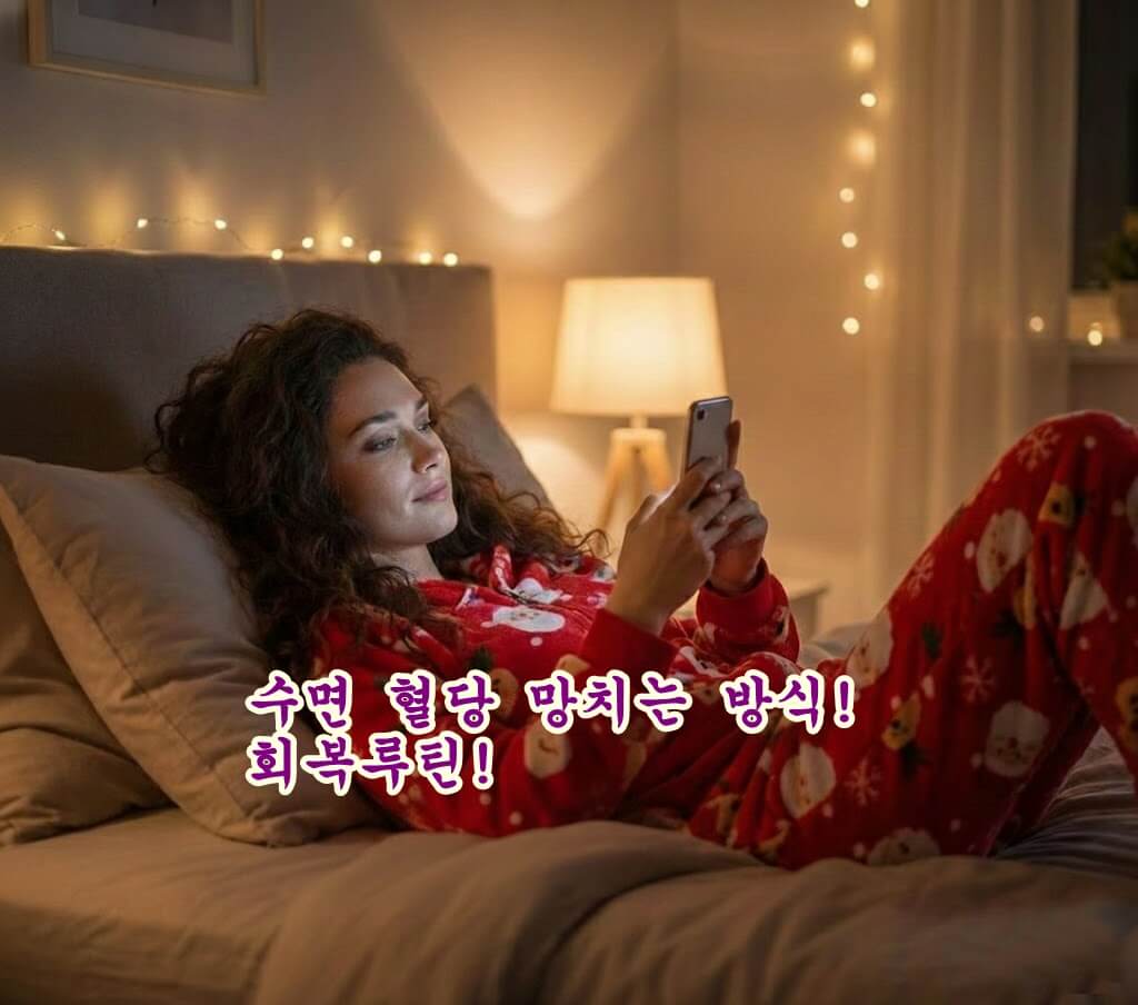 수면이 혈당을 망치는 방식과 회복 루틴!