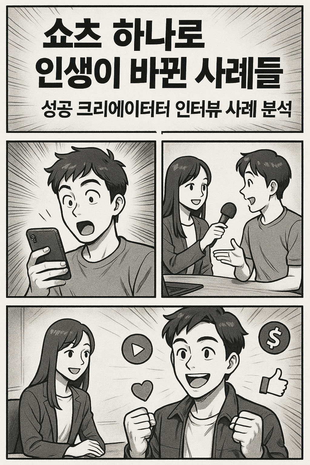 쇼츠 하나로 인생이 바뀐 사례