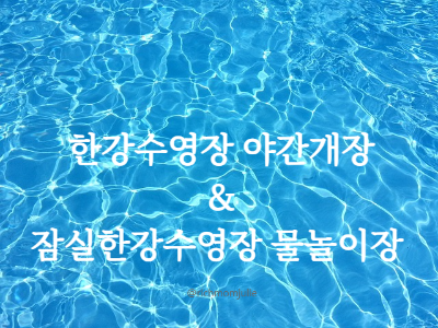 한강수영장 야간 개장정보_잠실한강수영장_자연형물놀이장