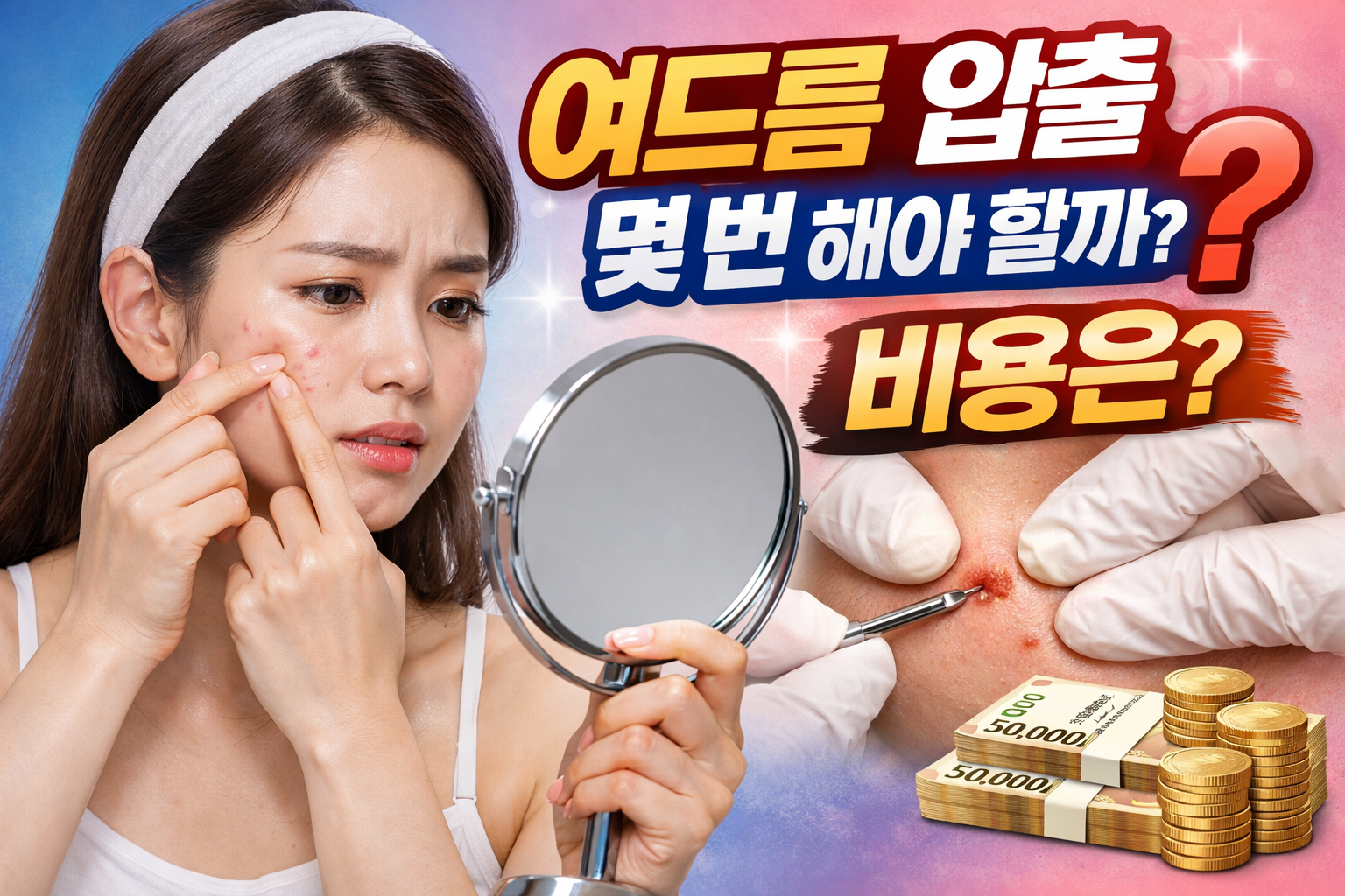 피부과 압출 비용