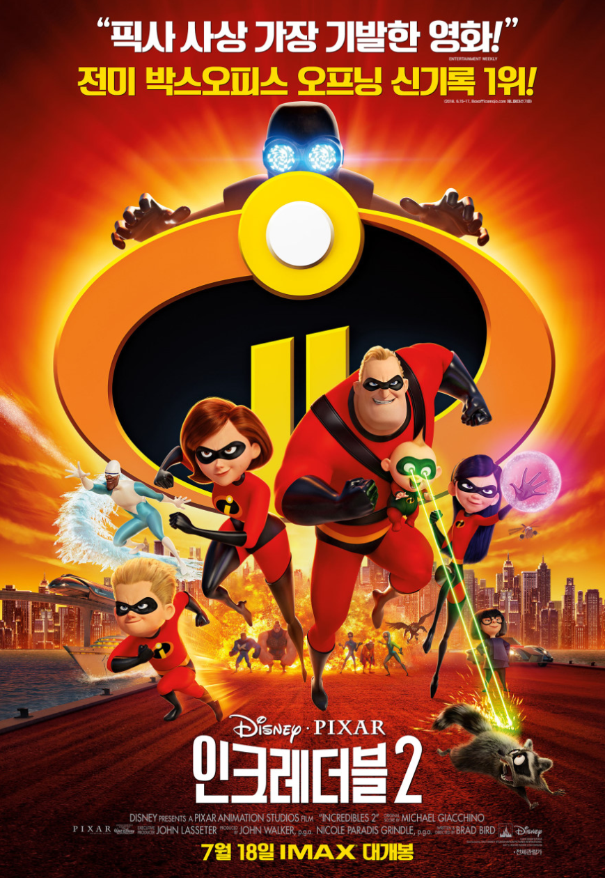 영화 인크레더블2