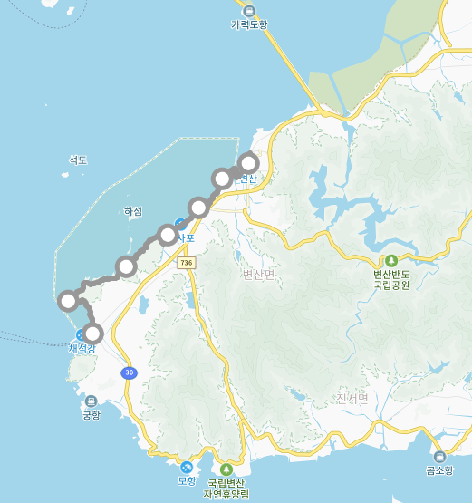 변산반도 부안 명소 가볼만한곳 걷기 둘레길 서해랑길 47, 48, 49, 50코스