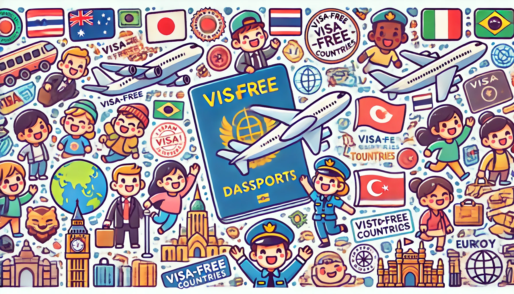 비자없이 방문 가능한 국가 소개