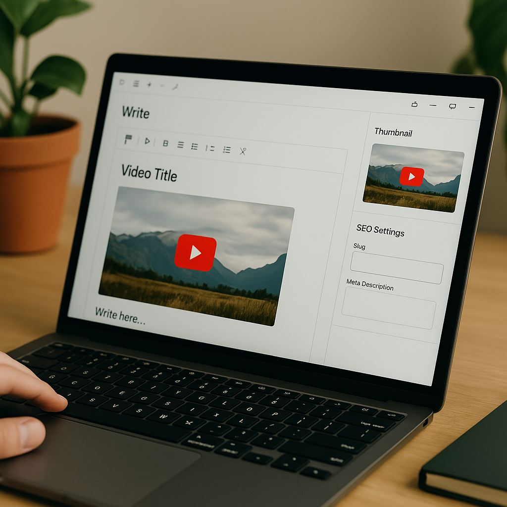 블로그에 영상삽입방법(Ai생성이미지)